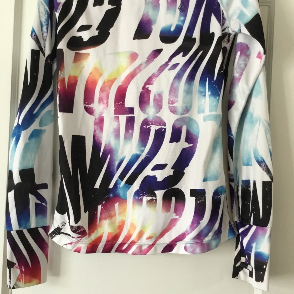 Volcom White Multicolor Nimbus Ski Boarding Shirt… - image 5